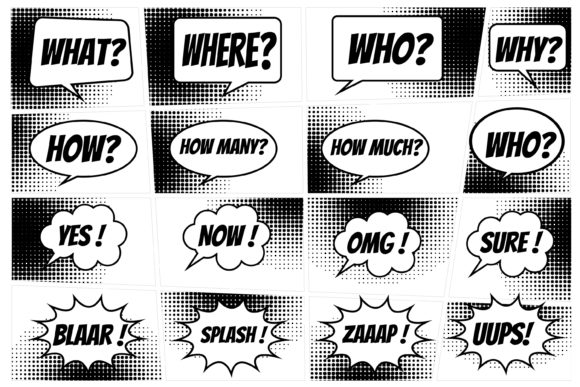Download Comic Speech Bubble Expression Graphic - Premium Resources