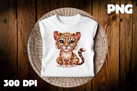 Download Cute Exotic Leopard Clipart PNG Design - Design Collection