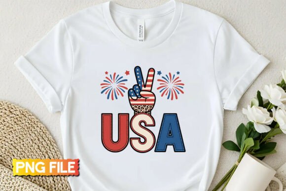 Download Patriotic Leopard Peace USA PNG Design - Design Collection