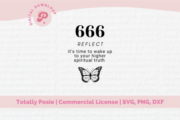 Download Angel Numbers, 666 Reflection SVG - Number Collection