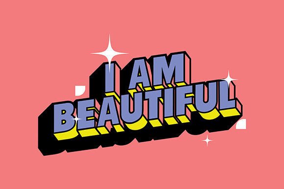 Download Colorful Beautiful Vector Text Design - Design Collection
