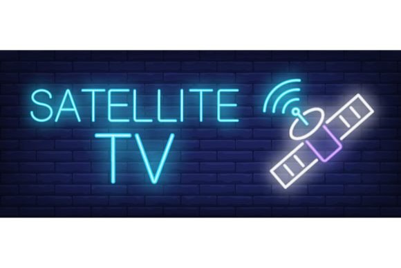 Download Satellite Tv Neon Sign. Satellite and Si - Neon sign Collection