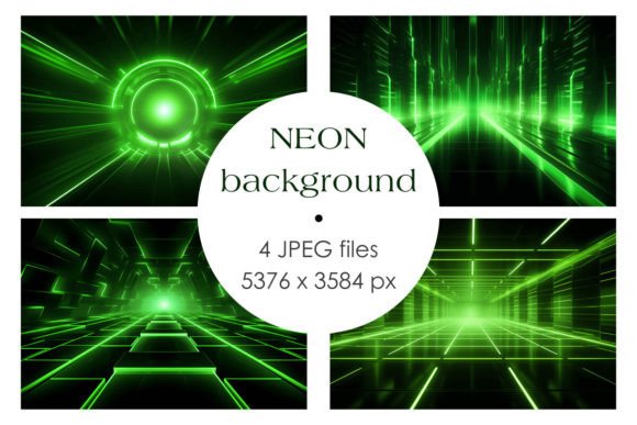 Download Green Neon Background - Premium Resources