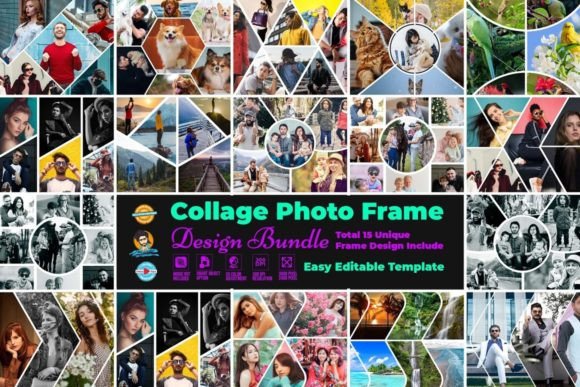 Download Collage Photo Frame Design Bundle - Design Collection