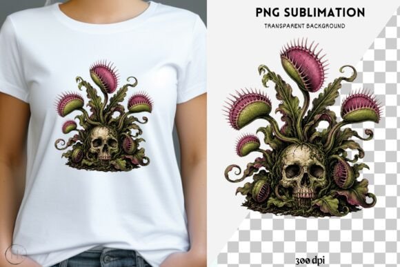 Download Gothic Venus Flytrap Png Design - Design Collection