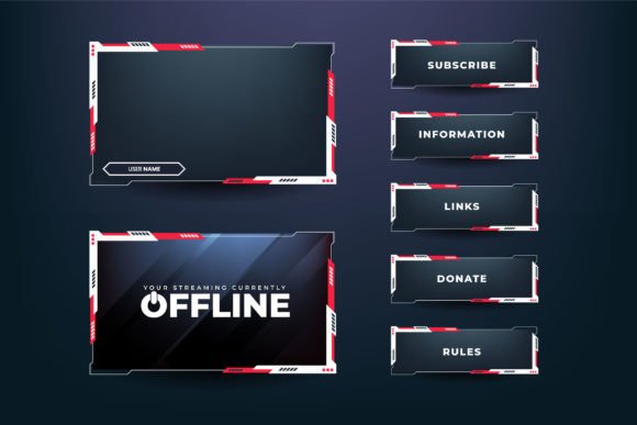Download Streaming Overlay Decoration Template - Decor Collection