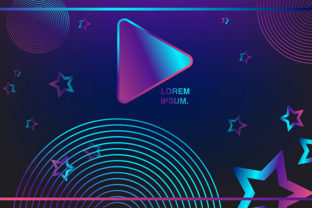 Download Neon Background Design Banner. - Design Collection