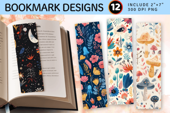 Download Leopard Flowers PNG Bookmark Design - Design Collection