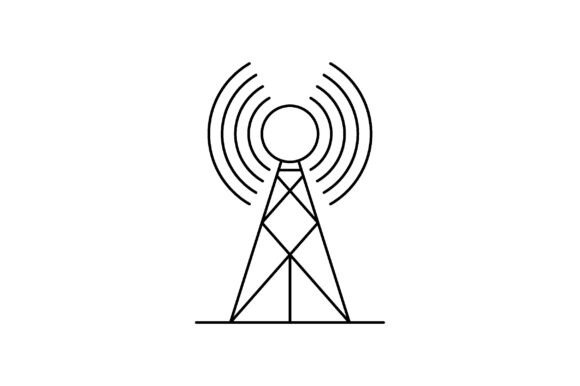 Download Icon Antenna Broadcast Vector Design - Design Collection