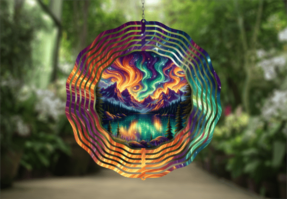 Download Hypnotic Light Show Wind Spinner Design - Design Collection