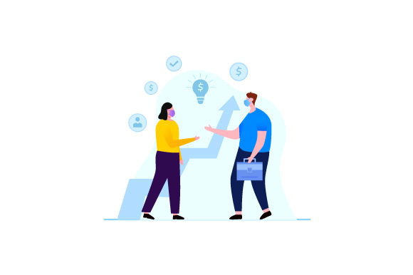 Download Business Deal Illustration Design - Design Collection