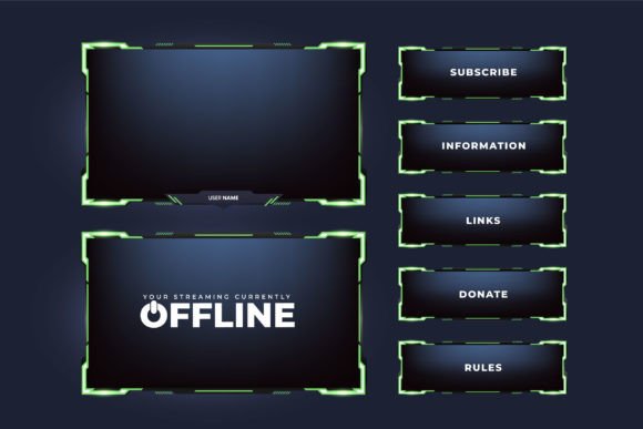 Download Online Game Screen Border Design Vector - Design Collection