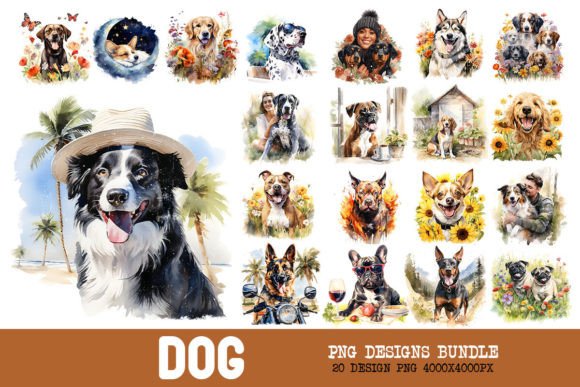 Download Vintage Dog Lover Bundle Design - Design Collection