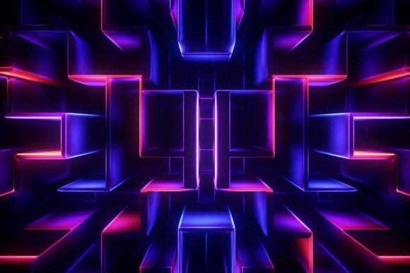 Download Vibrant Design Neon Effects Synthwave - Design Collection