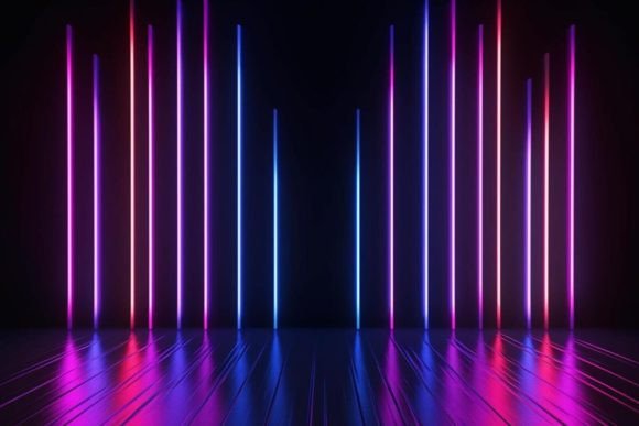 Download Neon Effects Abstract Background Design - Design Collection