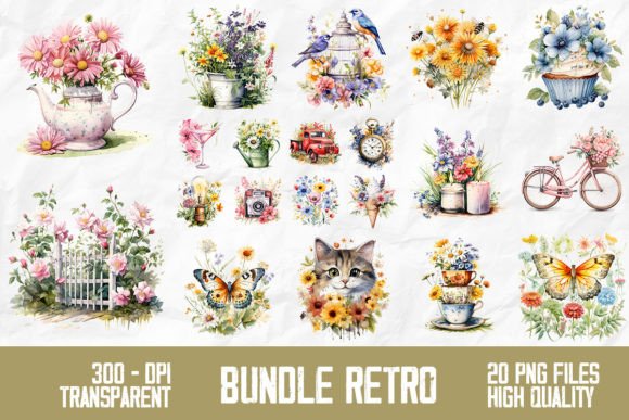 Download Retro Vintage Bundle Design - Design Collection