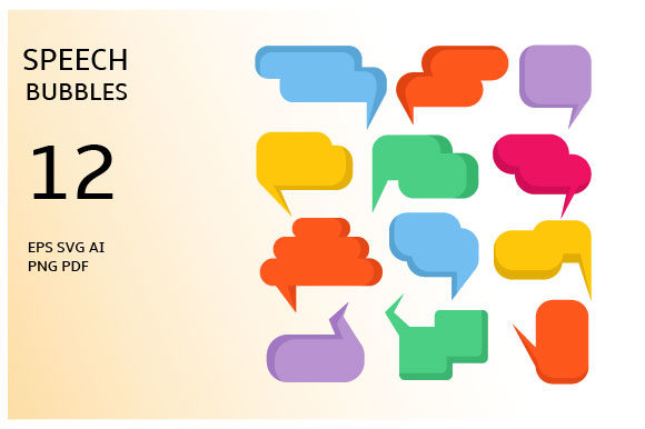 Download Comic Speech Bubble Vector Set - Premium Resources