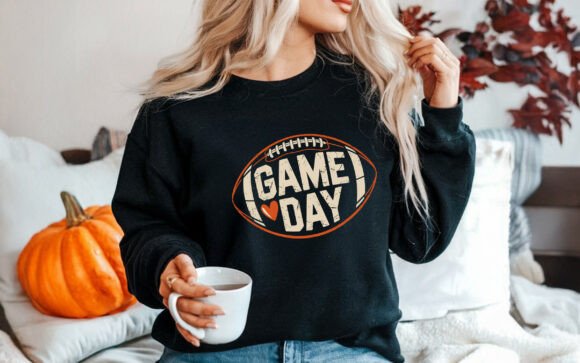 Download Game Day Football T-shirt Design SVG PNG - Design Collection