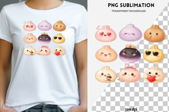 Download Dumplings Png Design for T-shirts - Design Collection