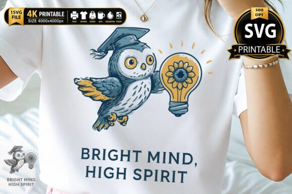 Download Bright Mind Owl Graduation Design - Design Collection