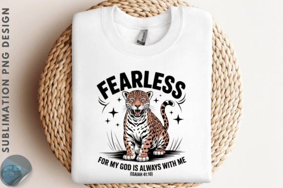 Download Fearless Leopard Christian PNG Design - Design Collection
